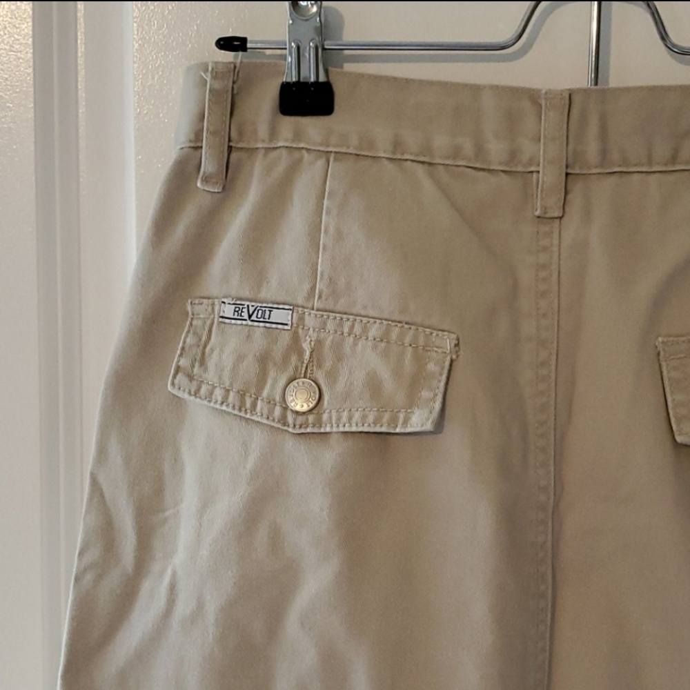Revolt kahki long womens skirt size 9/10